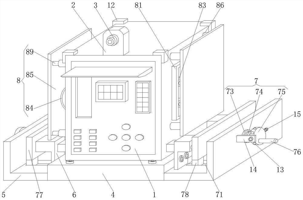 Ocean engineering structure monitoring device capable of resisting large impact force