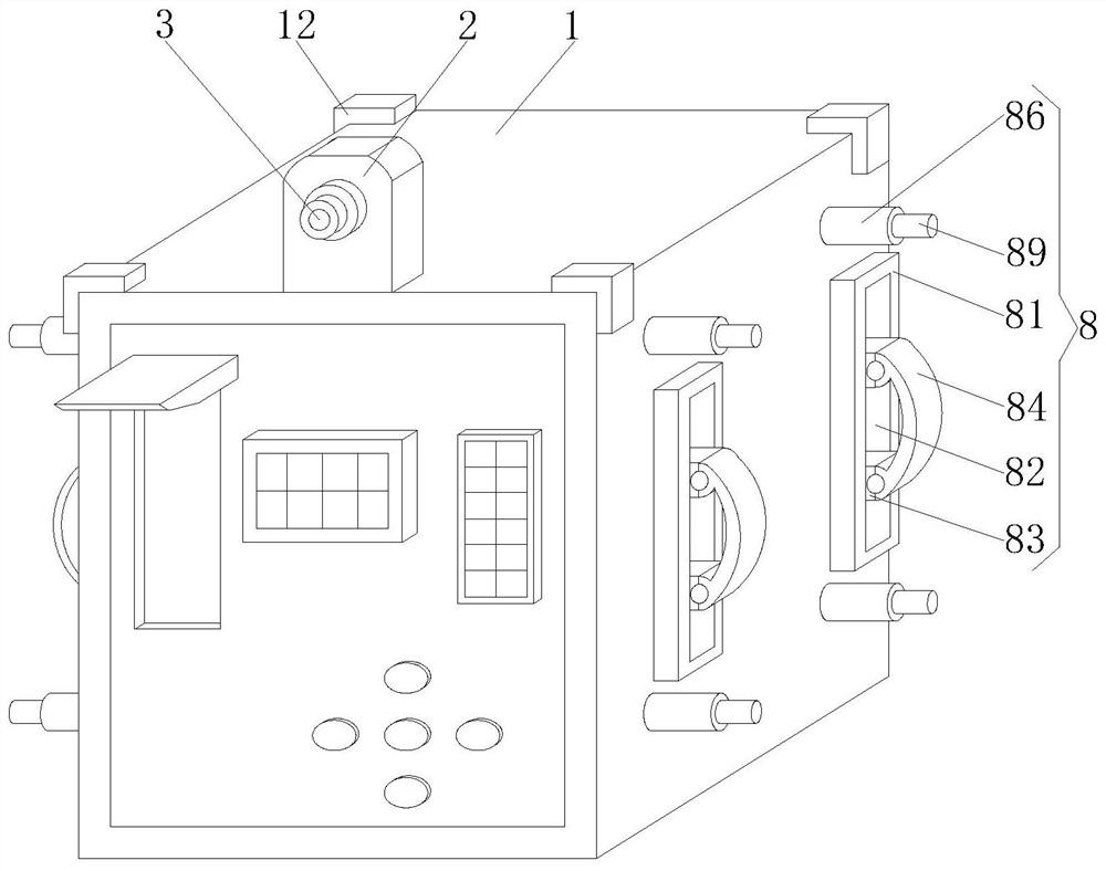 Ocean engineering structure monitoring device capable of resisting large impact force