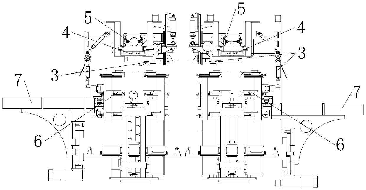 Paper-wrapped fine dried noodle bagging machine