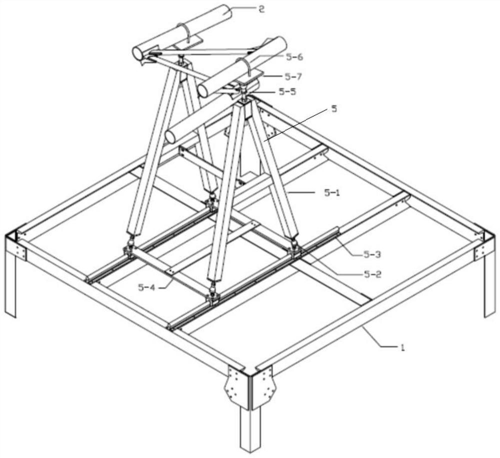 Ultra-large type stretch-draw integral keel structure integration tool and method thereof