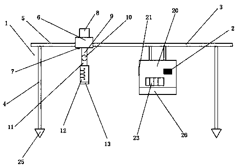 Shallow soil sample collecting device and method for geological exploration