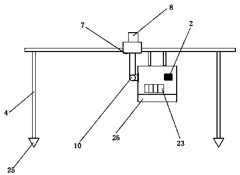 Shallow soil sample collecting device and method for geological exploration