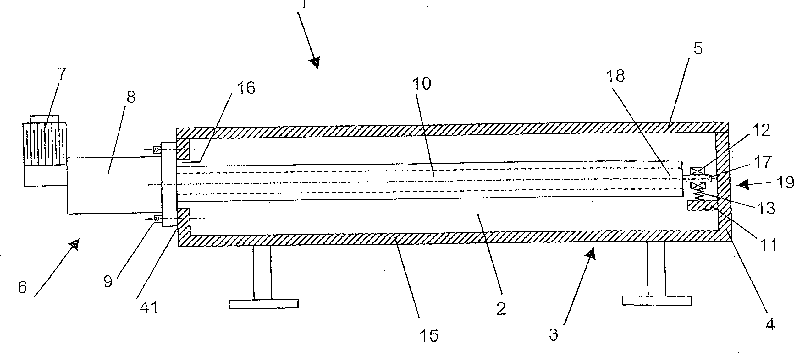 Vacuum-coating machine with motor-driven rotary cathode