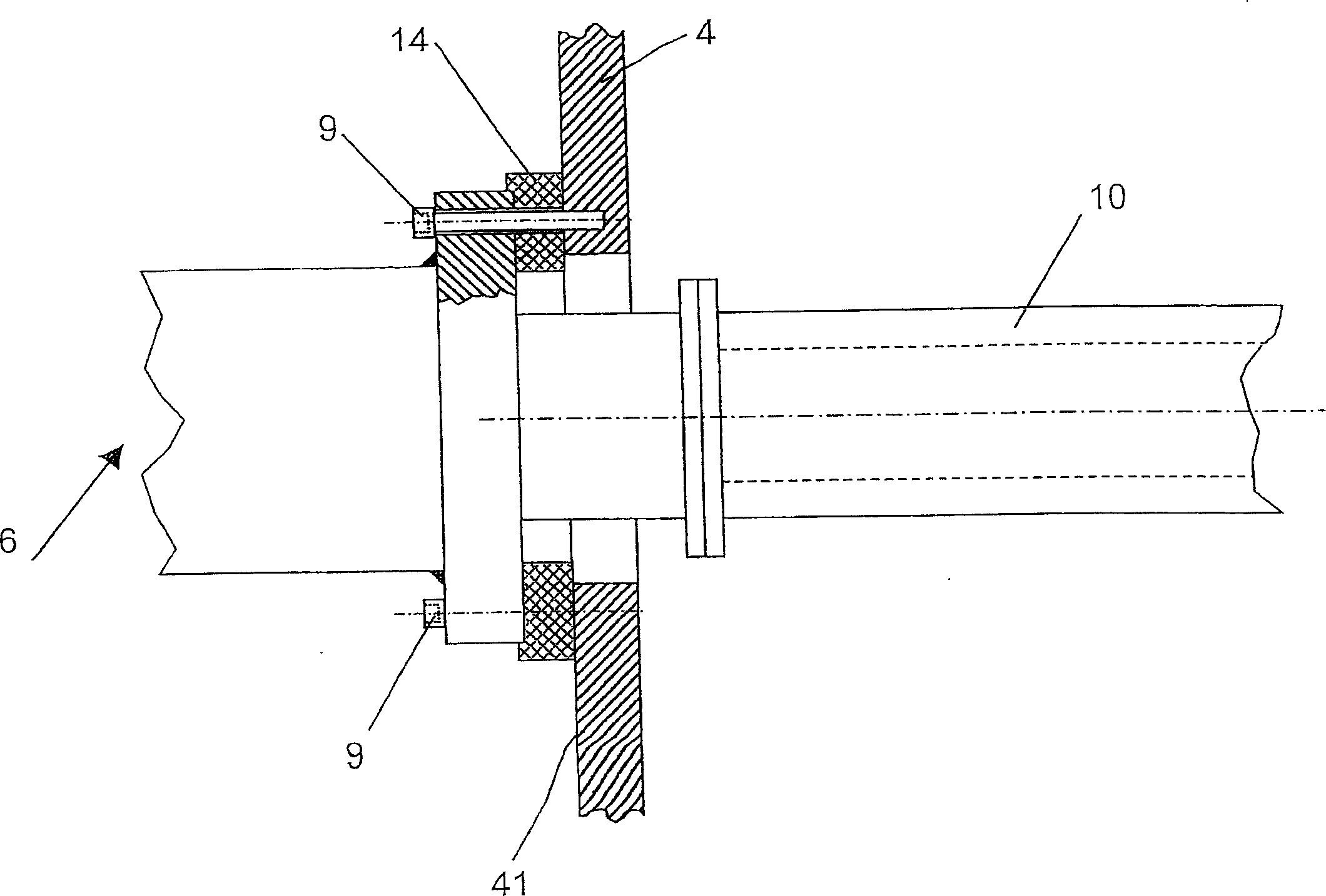 Vacuum-coating machine with motor-driven rotary cathode