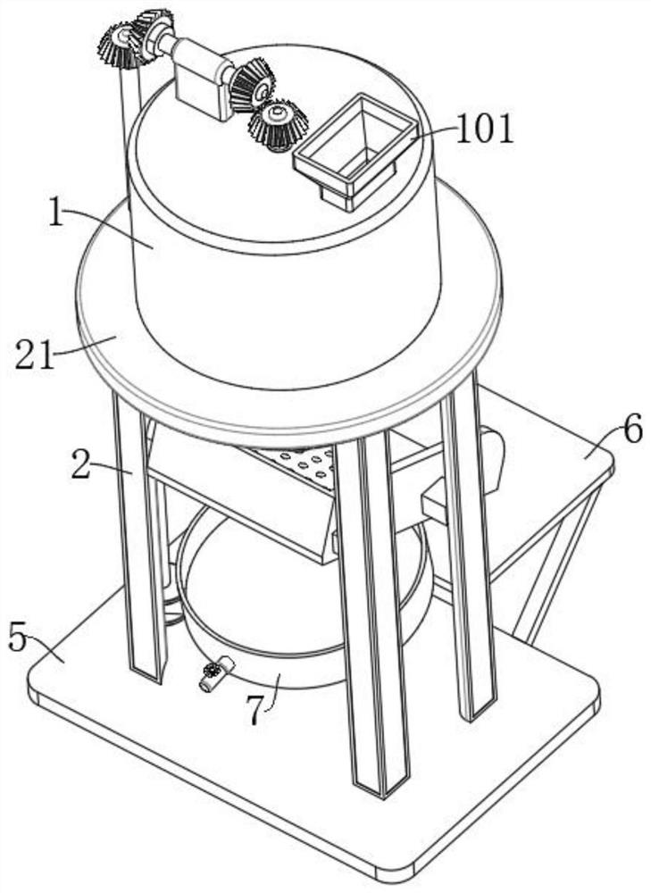 Preparation device and preparation method of feed for ginseng byproducts