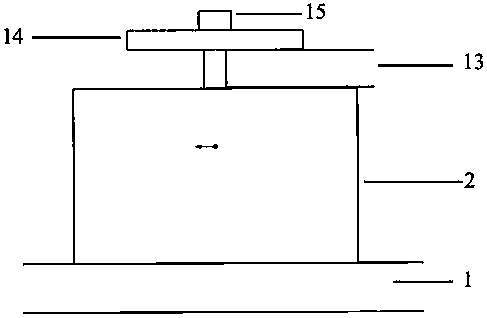 Vibration test device for damped mistuned blade-disk with damping block structure