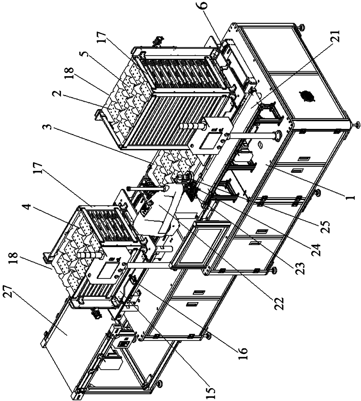 Tray-type automatic board collector and use method thereof