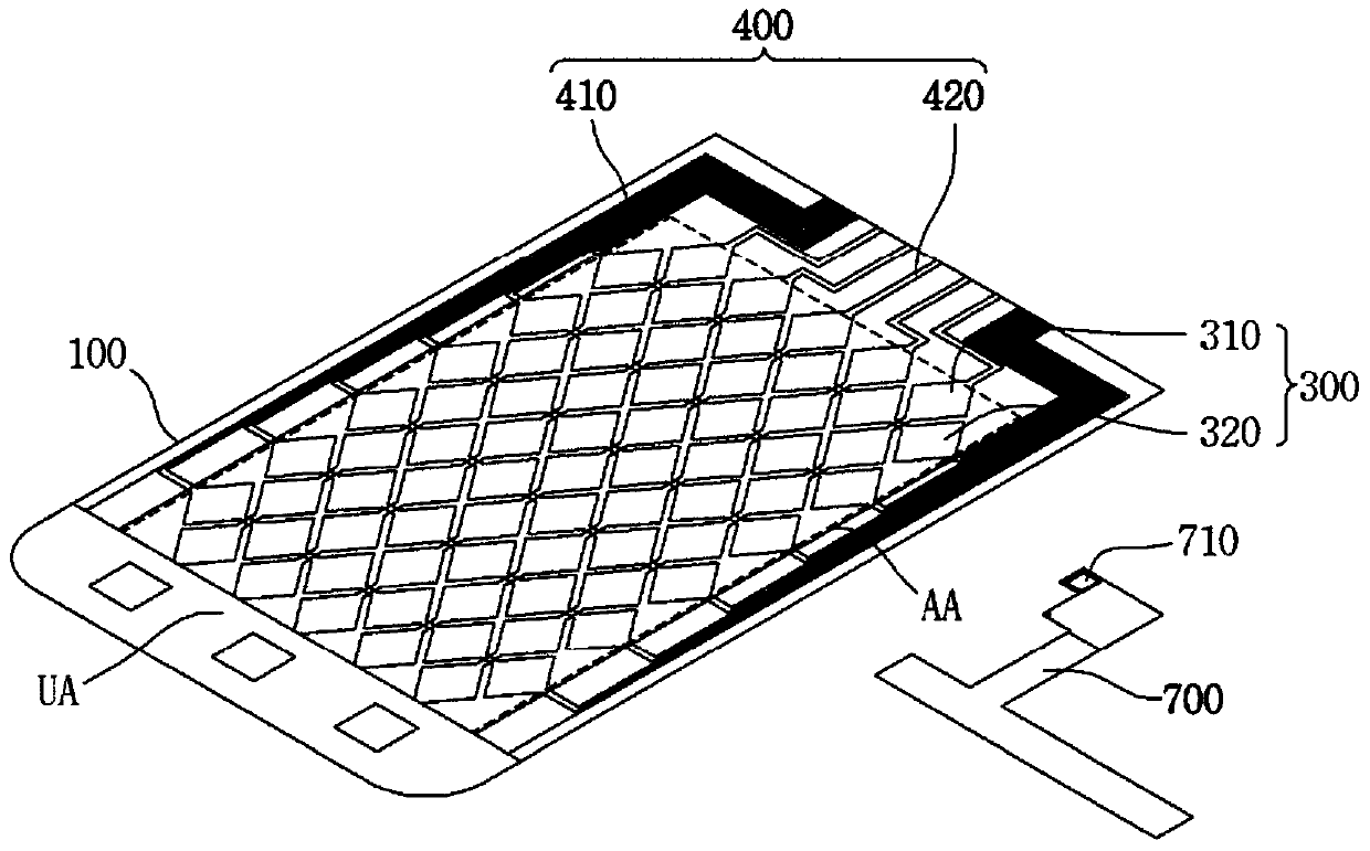 Touch panel and touch device including the touch panel