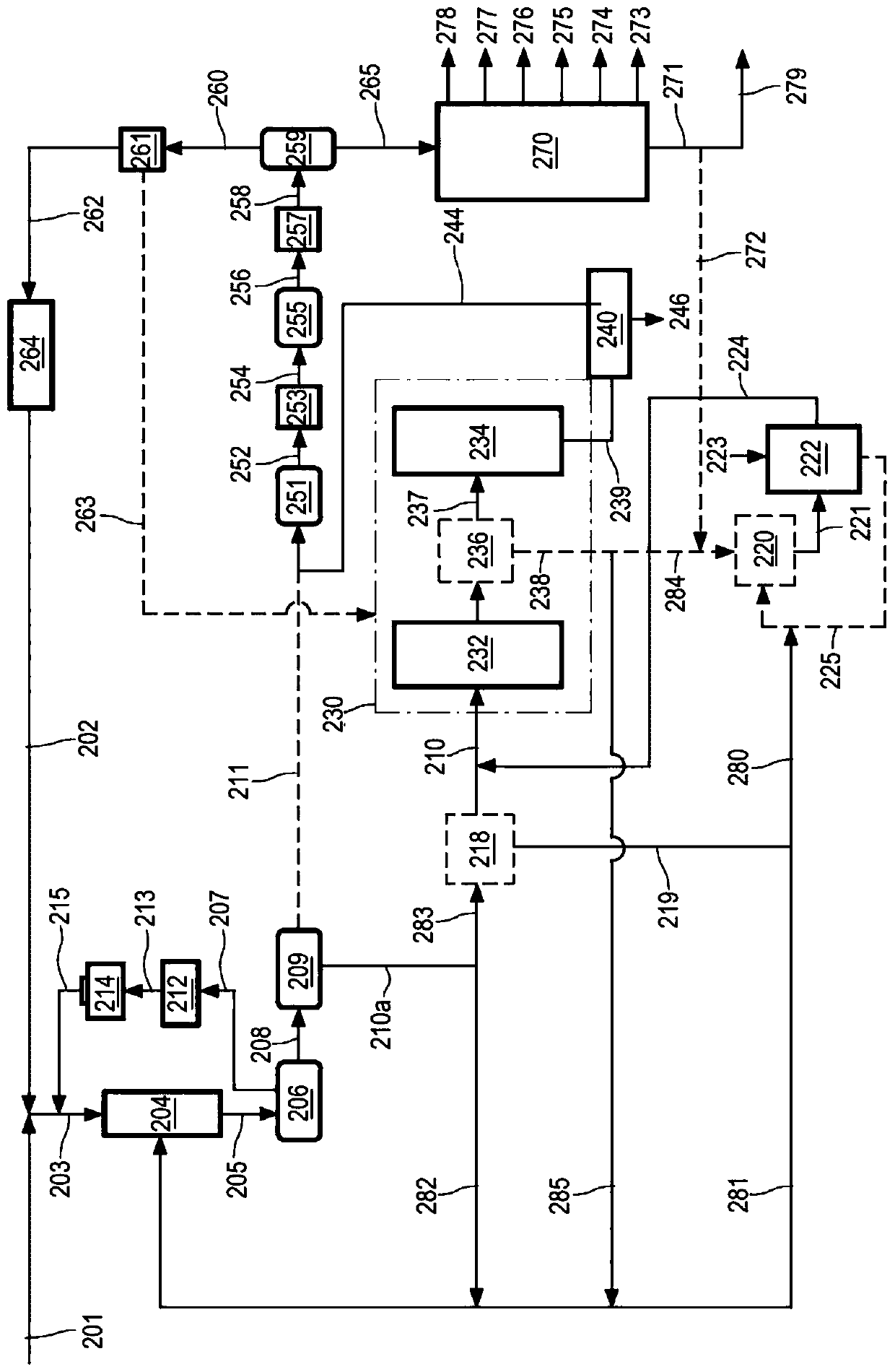 An integrated hydrotreating and steam pyrolysis process for the direct processing of a crude oil to produce olefinic and aromatic petrochemicals