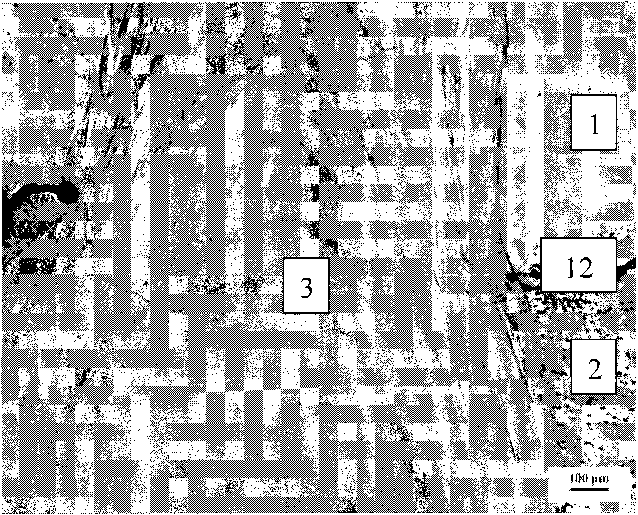 Method for connecting target and rear panel through fusion welding