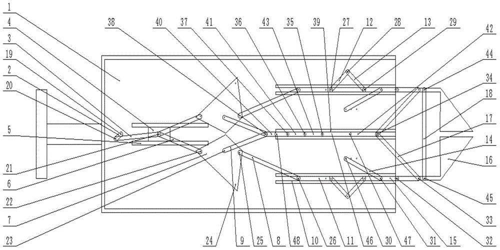 Metamorphic mechanism type dumping excavator