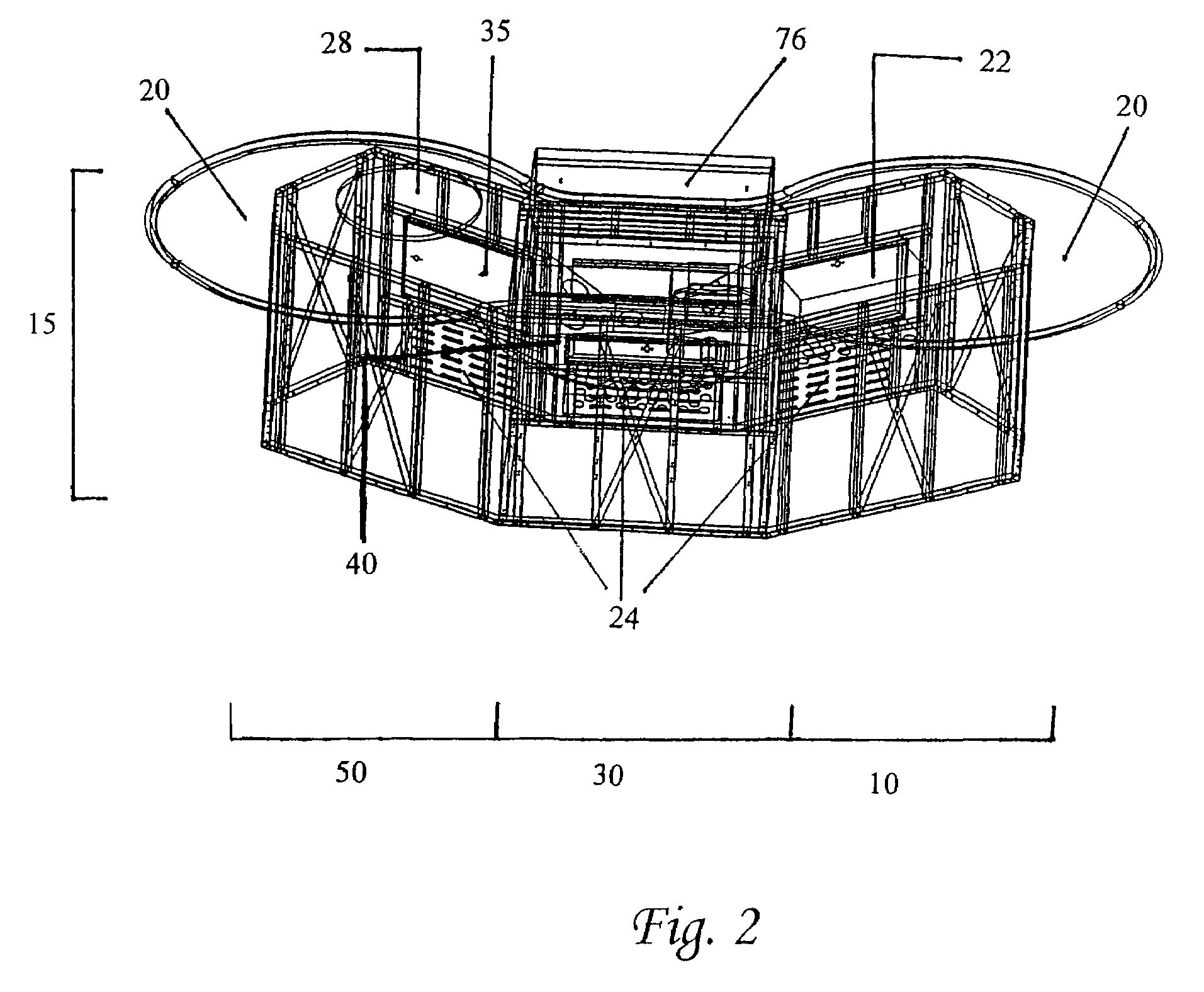 Modular counter assembly