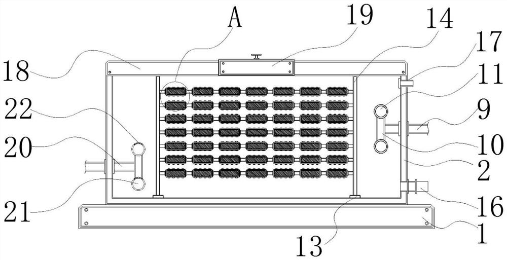 A phase change material cold storage system