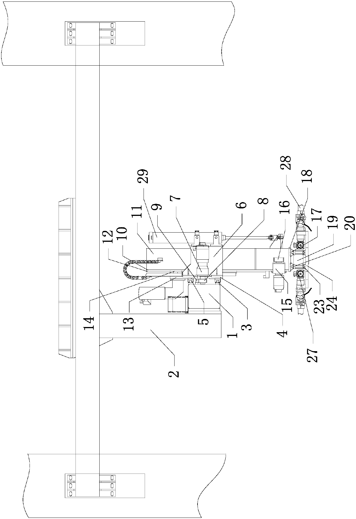 A five-axis handling manipulator