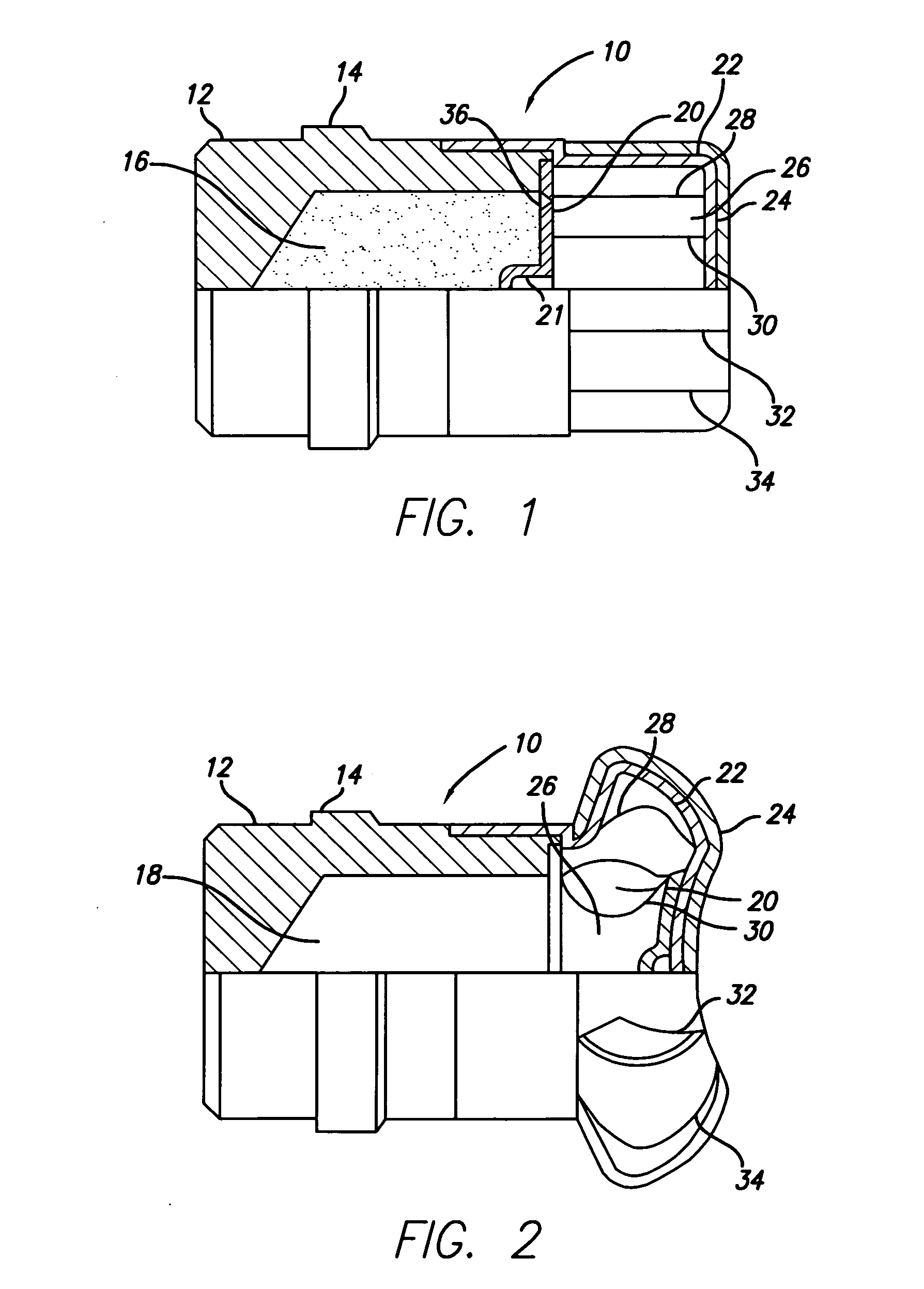 Liquid filled less lethal projectile