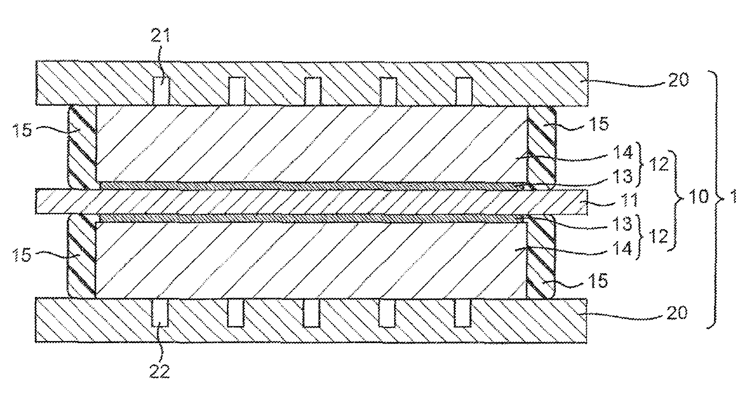 Gas diffusion layer for fuel cell, manufacturing method therefor, membrane electrode assembly, and fuel cell