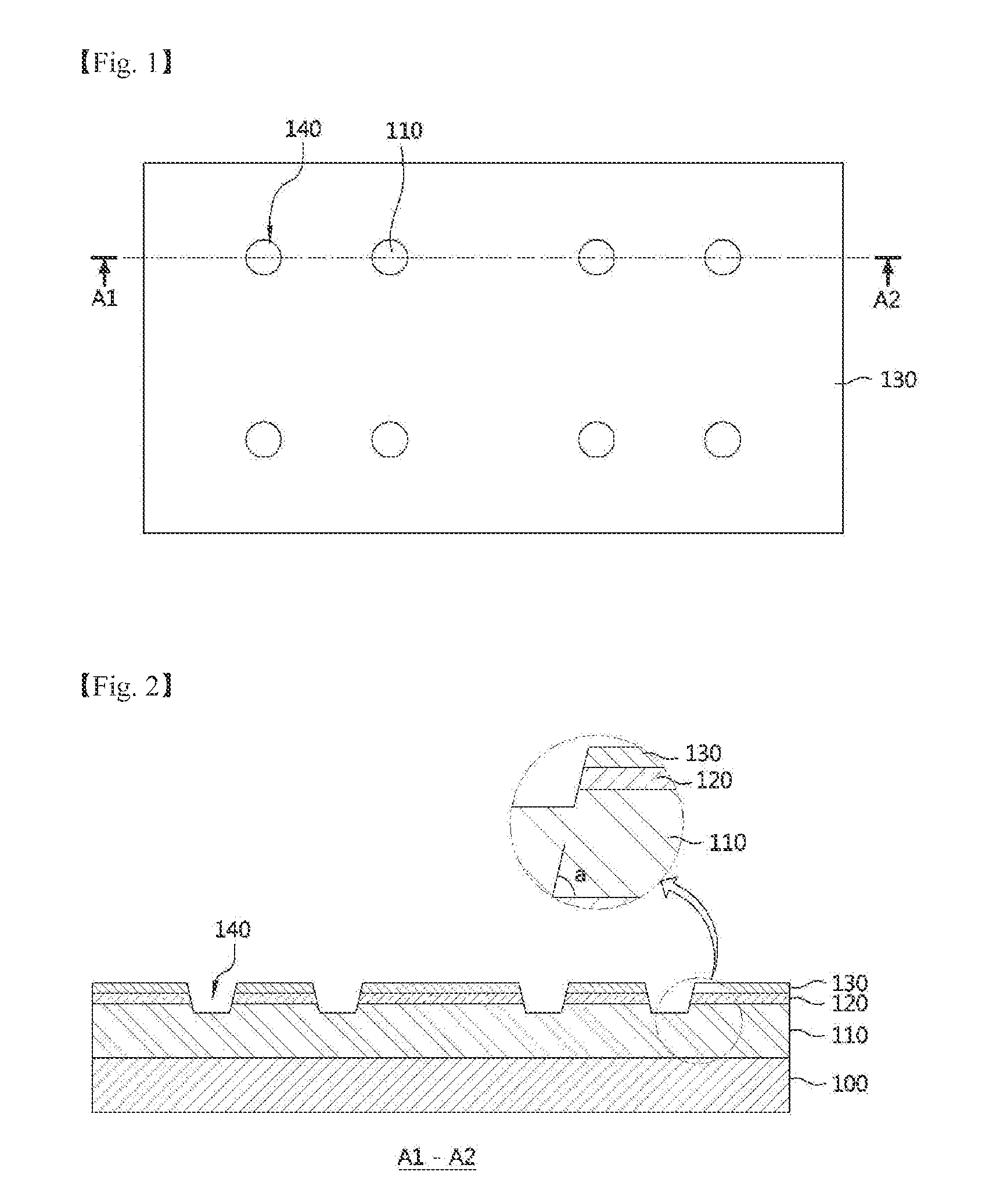 Wafer level light-emitting diode array