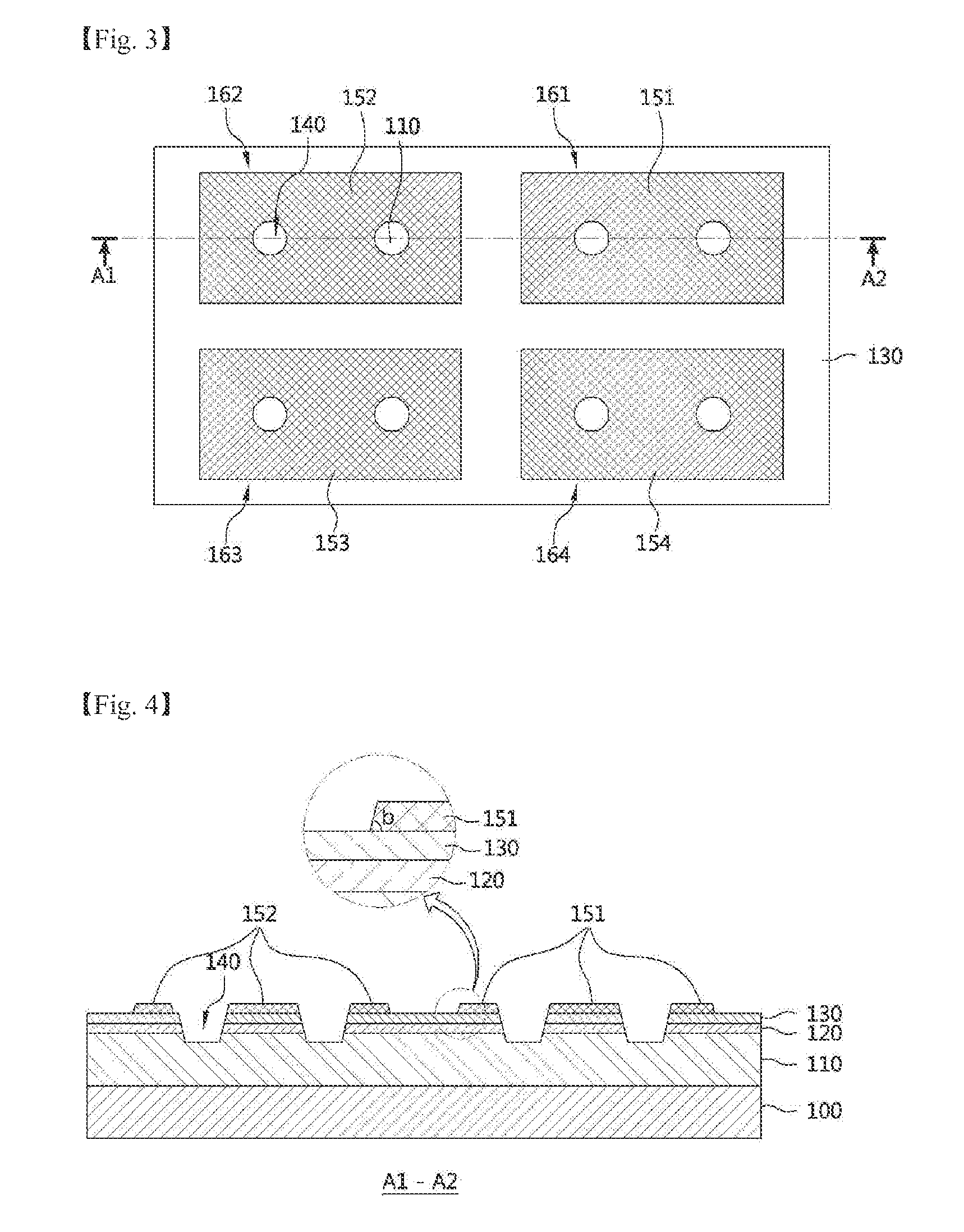 Wafer level light-emitting diode array