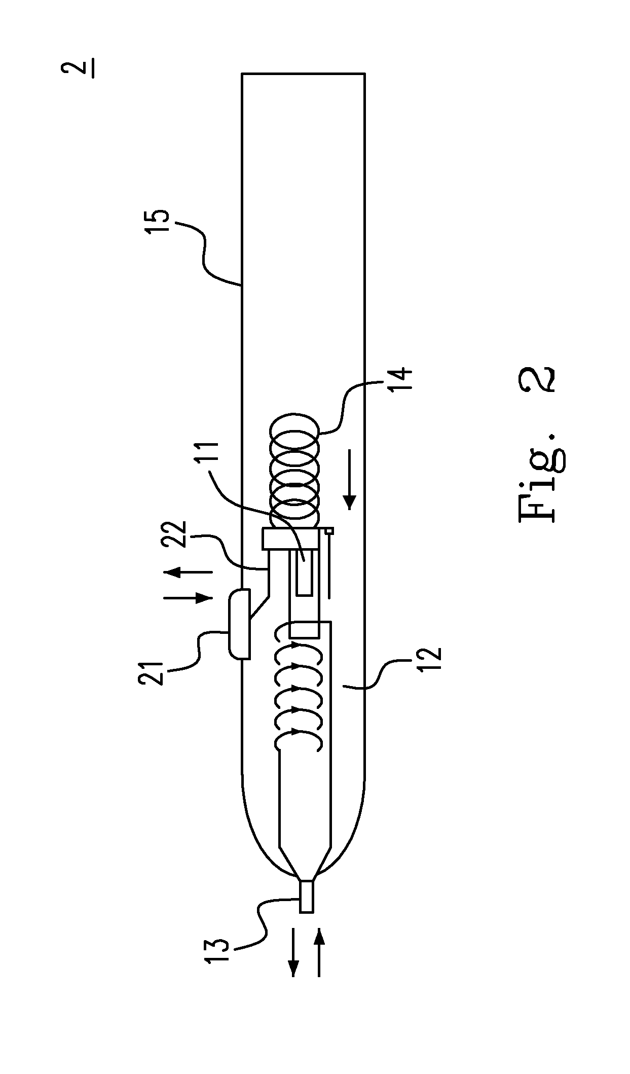 Projective capacitive stylus and controlling method thereof