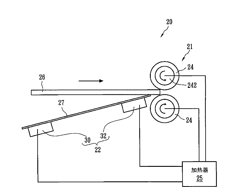 Device and method for attaching polarizing plate