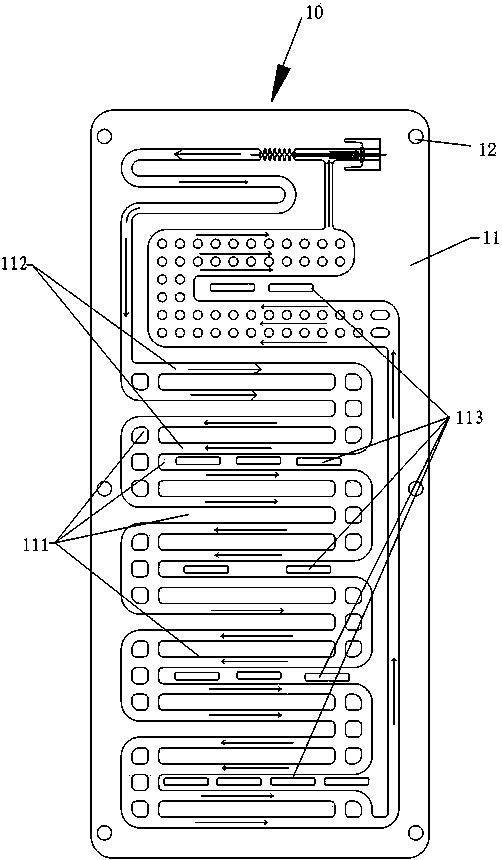 Composite board evaporator and refrigeration equipment