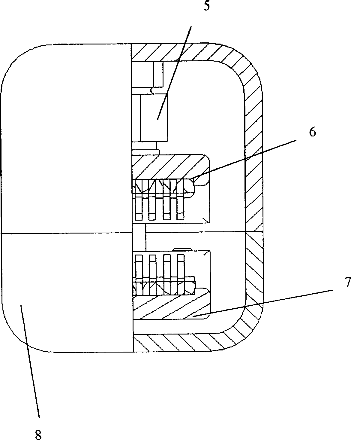 Punctured and embedded insulator for preventing broken wire of aerial insulated conductor caused by lightning strike