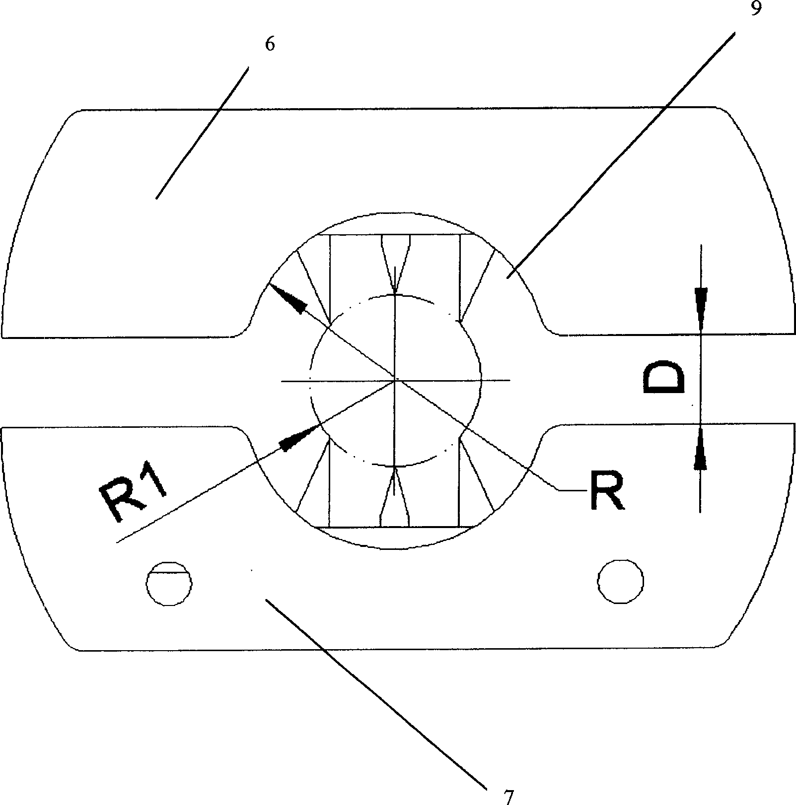 Punctured and embedded insulator for preventing broken wire of aerial insulated conductor caused by lightning strike