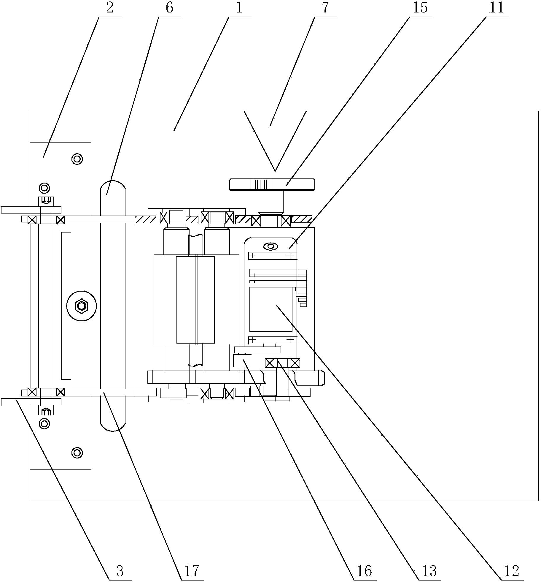 Bill number-filling machine