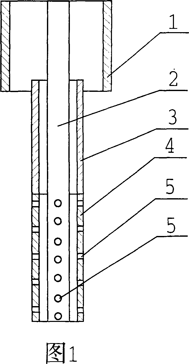 Overlying strata separation layer grouting filling device and grouting filling system