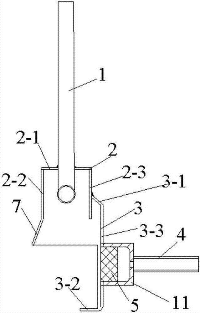 Titanium-alloy supporting ring fusion-welding gas shield trailing cover and shielding method