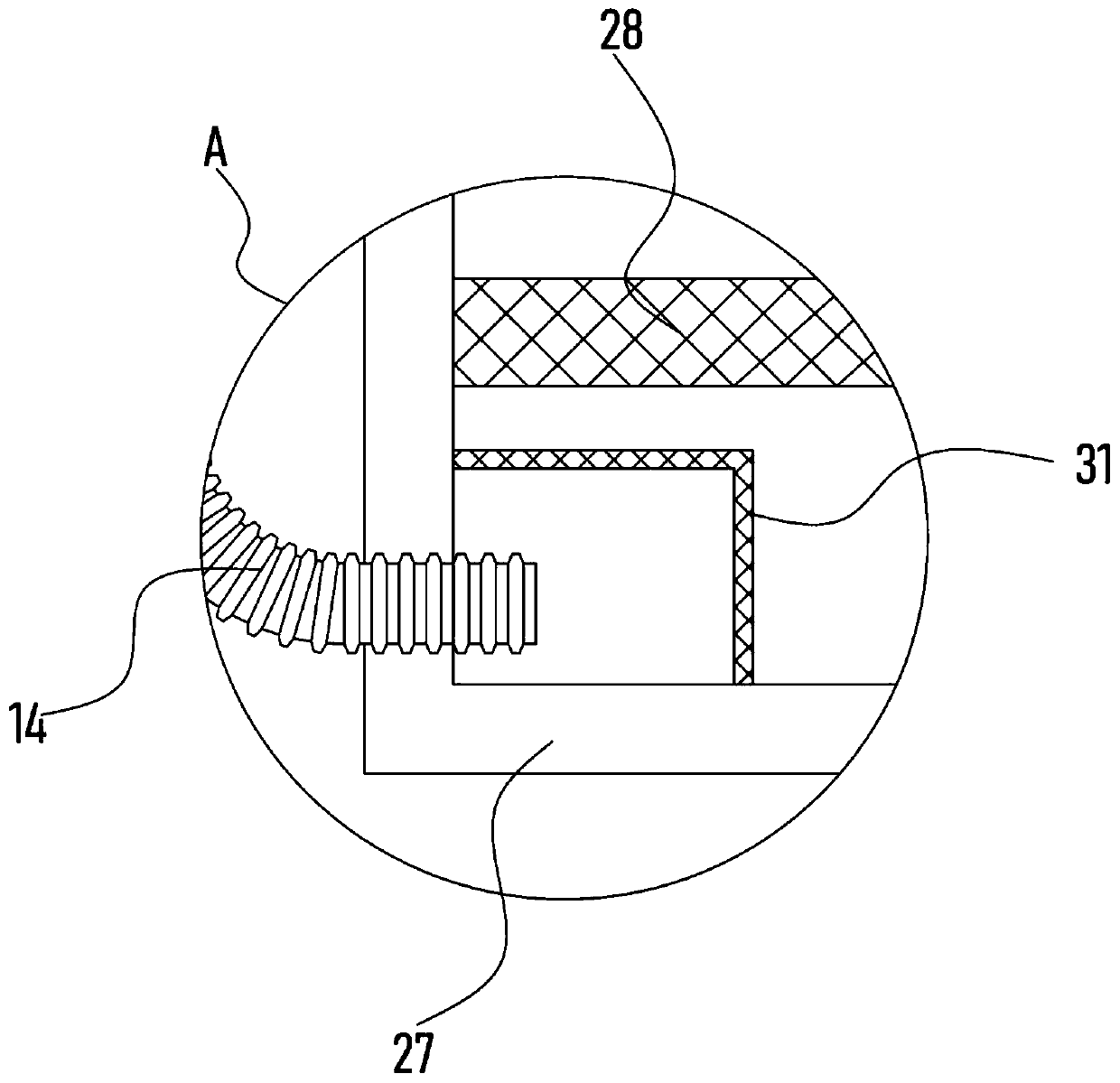 Iron filing collection device for machining