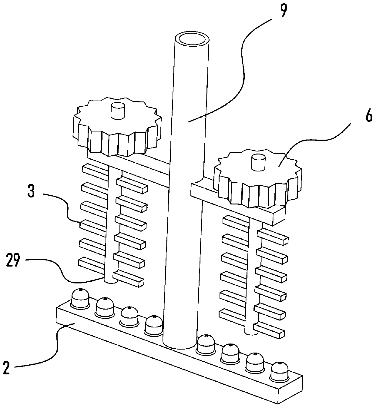 Iron filing collection device for machining