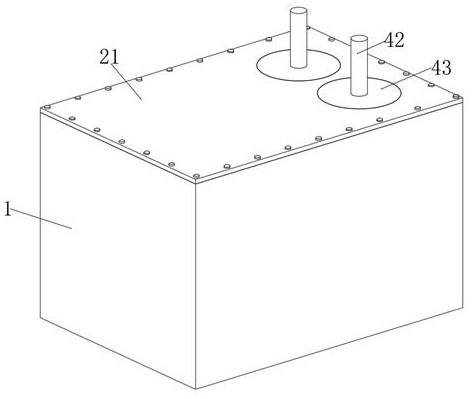 Underground alternating current charging pile adopting hanging type structural design