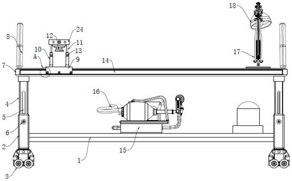 Monitoring emergency rescue device for pediatric emergency treatment