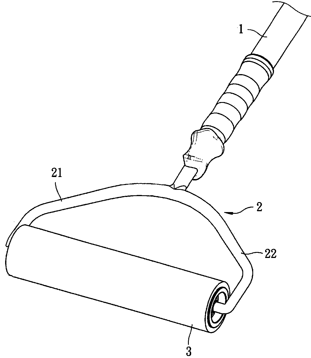 Drum type paint brush