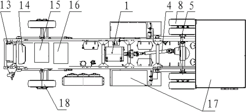 Electric car chassis with lithium battery