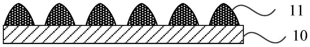 Patterned composite substrate, preparation method and LED epitaxial wafer