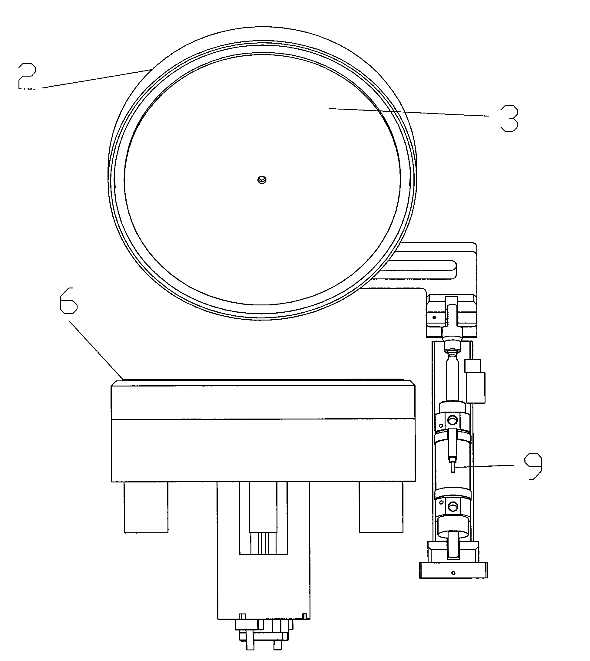 Glue spreading device