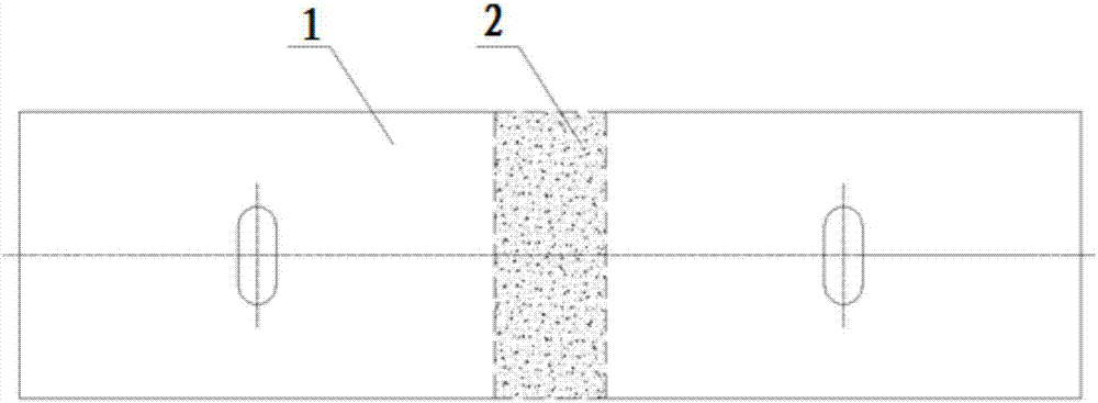 Ultra-short closure section of rotation construction bridge and construction method thereof