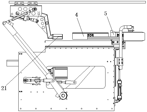 Material conveying and pushing method of prefabricated bag packaging machine