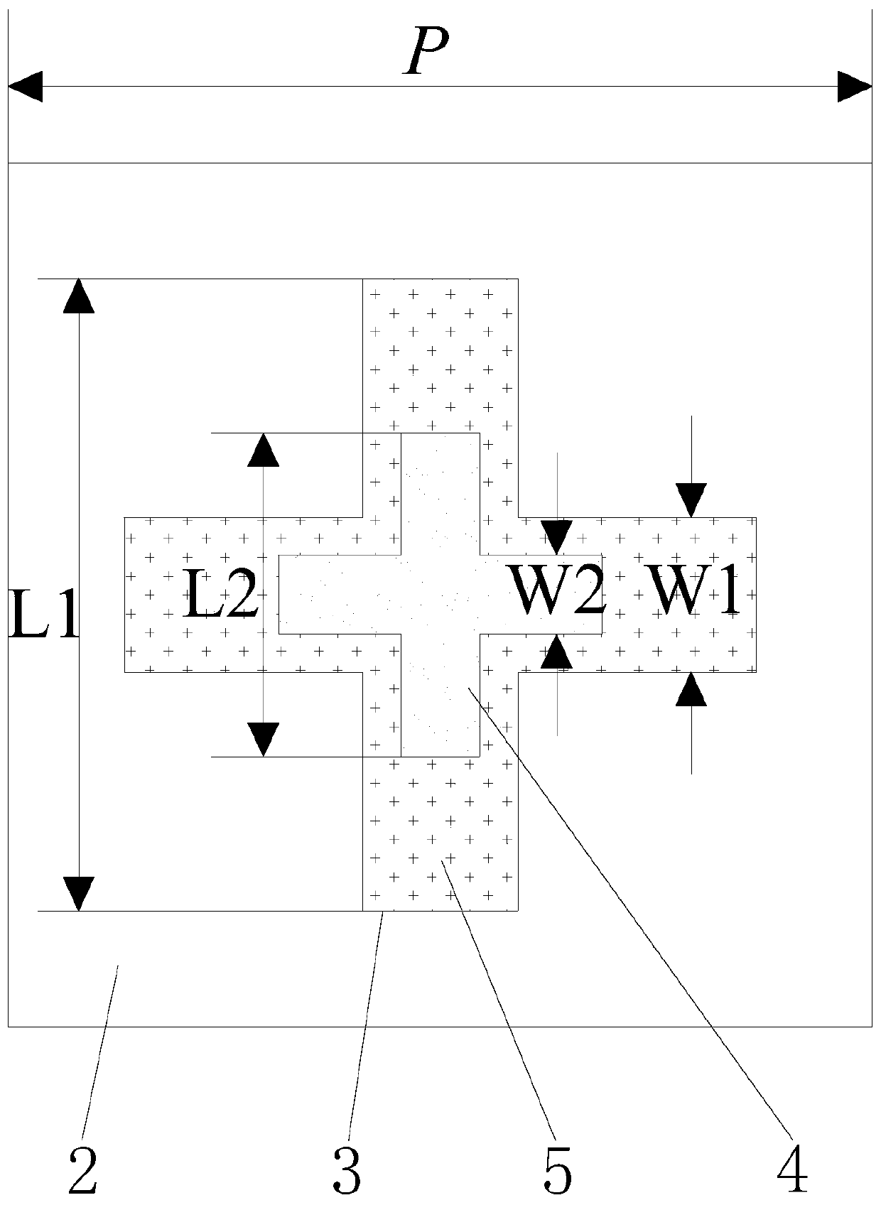 Terahertz metamaterial waver absorber with proactively tunable frequency and manufacturing method thereof