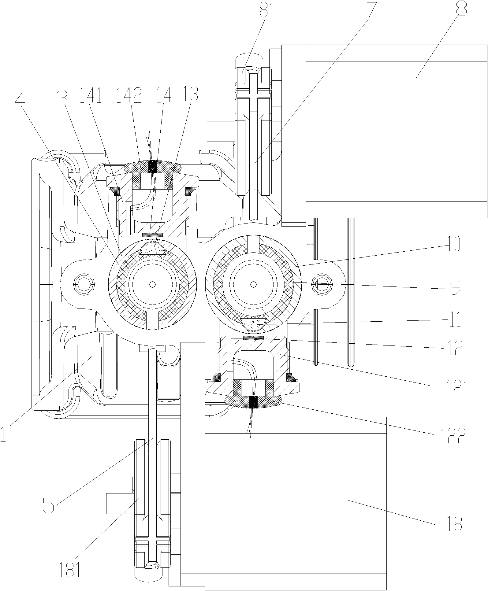 Electronic control transmission sensing fine turning intelligent oil feeder