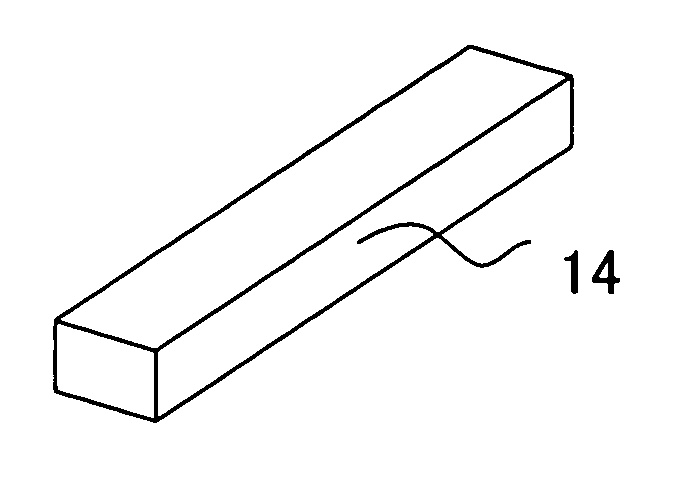 Ferrite core for RFID application, method of manufacturing the same, and ferrite coil using the same