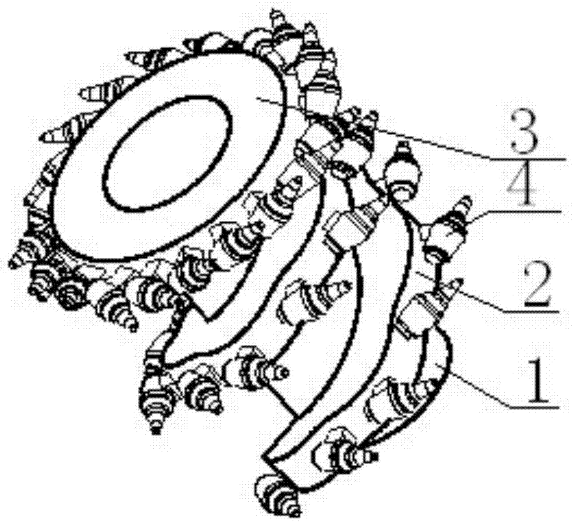 Wavy helical blade roller