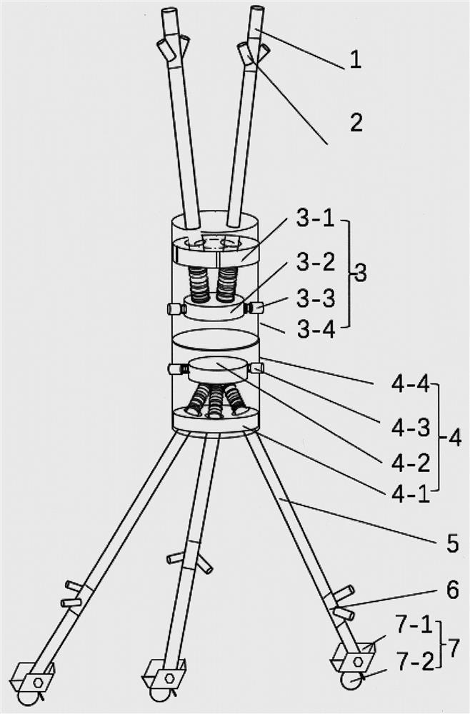 Height-adjustable multi-surface propaganda support