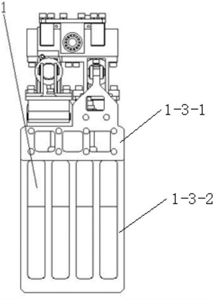 Material grabbing flexible gripper suitable for various structure styles