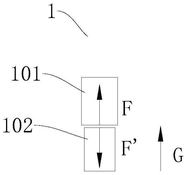 Conductive contact structure and relay