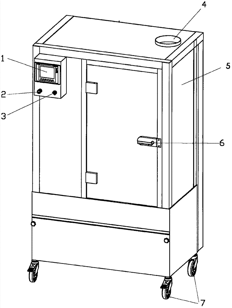 Full-automatic washing, disinfecting and drying integrated machine for air respirator