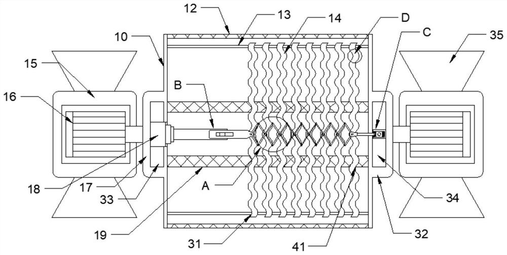 Efficient quartz sand dehydrator