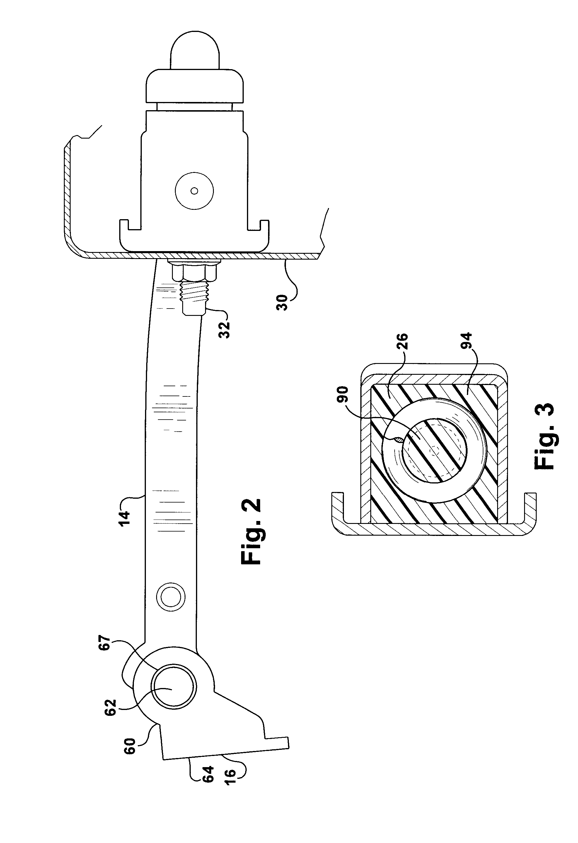 Vehicle door checker having a water management dam